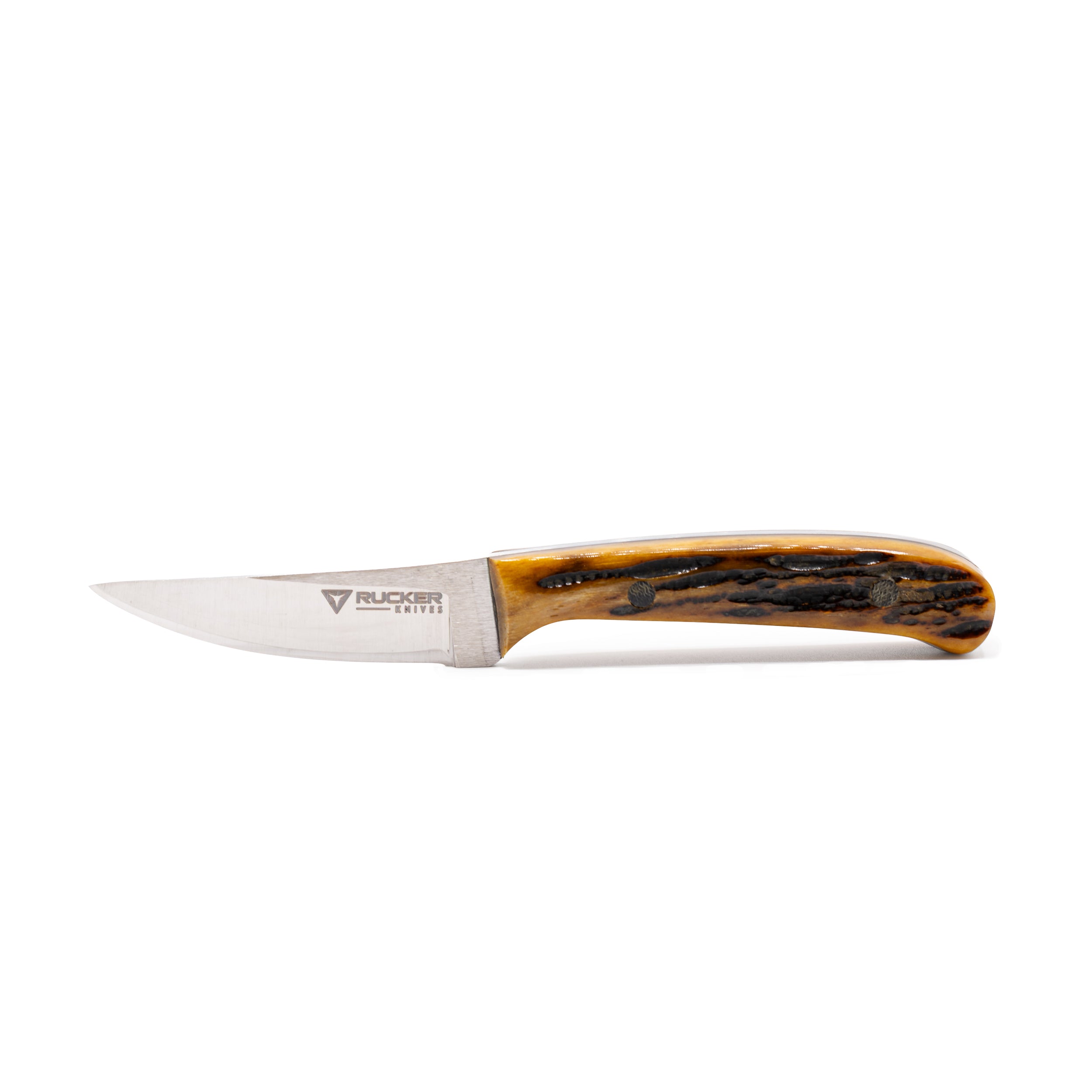 Rucker Knives Custom IBK 4 in a white background oriented horizontally.